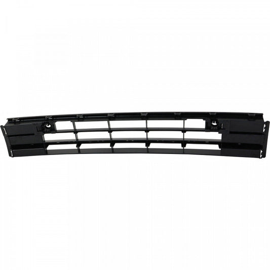 Grille Lower Center Textured Black With Chrome Bar With Sensor Without Gt/R-Line For Volkswagen - VW1036142U