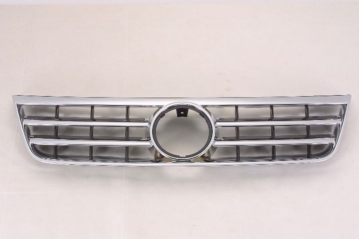 Grille Satin-Black With Chrome Frontame Plastic For Volkswagen - VW1200143