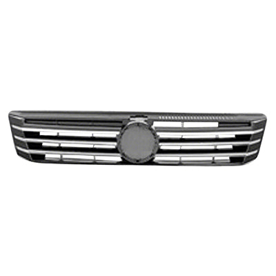 Grille Painted-Black With 6 Vertical Chrome Mldg Strips For Volkswagen - VW1200153