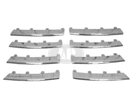 Grille Moulding Kit Chrome (8Pc/Set) For Volkswagen - VW1211100