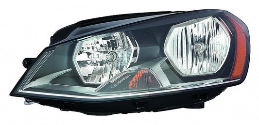 Head Lamp Driver Side Halogen Capa For Volkswagen - VW2502158C