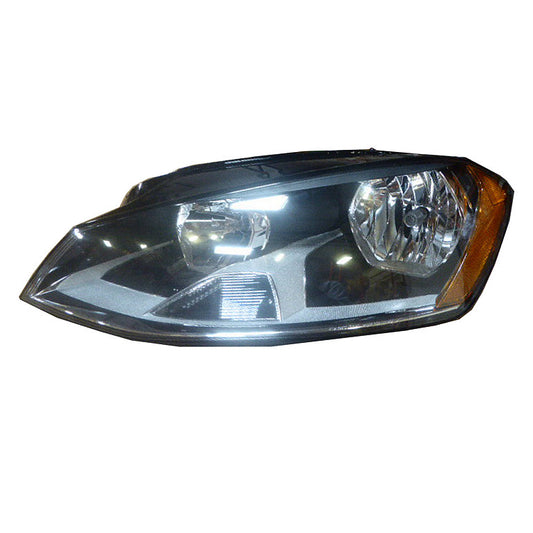 Head Lamp Driver Side Halogen Frontom 6/30/14 For Volkswagen - VW2502160U