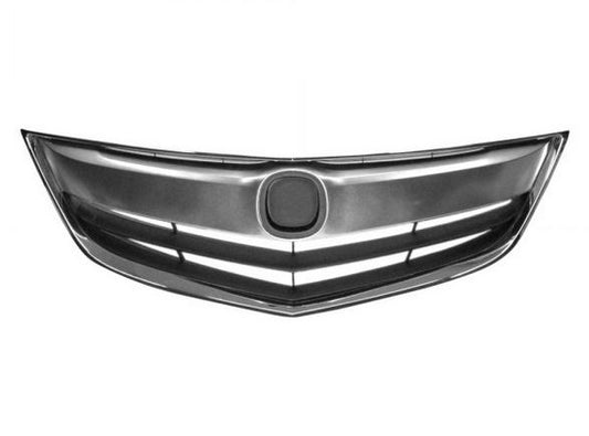 Grille With Moulding Chrome/Black For Acura - AC1200117