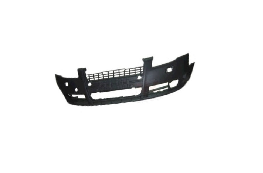 Bumper Front Primed-Gray With Head Lamp Washer Hole For Audi - AU1000141