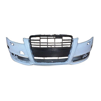 Bumper Front With Wash Without Sensor Hole Without S-Line Pkg Primed For Audi - AU1000170