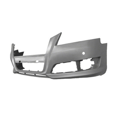 Bumper Front With Sensor Hole Without Wash Hole Without Sprt Pkg Primed For Audi - AU1000223