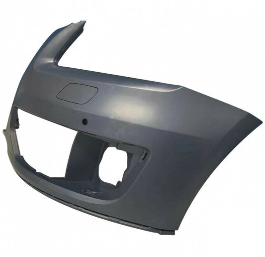Bumper Front Driver Side Without Sensor Hole Primed-Black Without S-Line Pkg For Audi - AU1016100