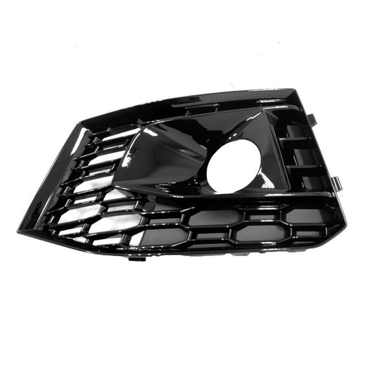 Fog Lamp Bezel Front Driver Side Glossy Black Finish For Audi - AU1038143