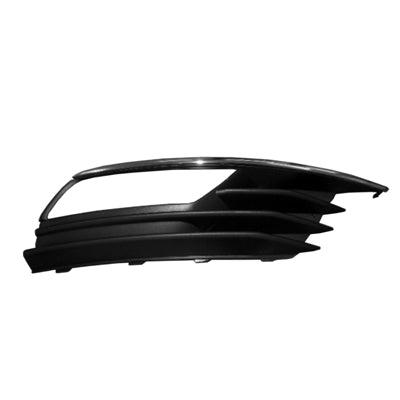 Fog Lamp Bezel Front Passenger Side Without S Line Sdn/Conv Black For Audi - AU1039129