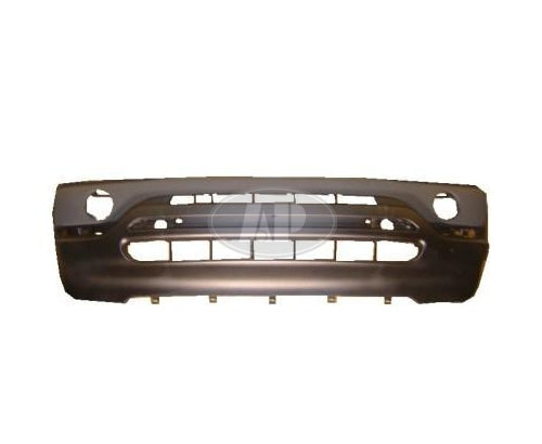 Bumper Front Primed Without Sensor/Head Lamp Washer Hole For Bmw - BM1000130