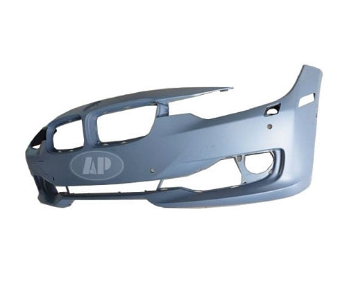 Bumper Front With Sensor/Wash/Cam Without Park Distance Control Without Moulding Hole Primed Capa For Bmw - BM1000261C