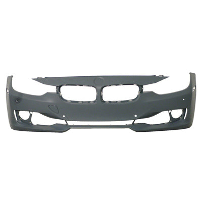 Bumper Front With Sensor/Cam/Park Distance Control Without Wash Hole Without Moulding Hole Primed Capa For Bmw - bm1000262c