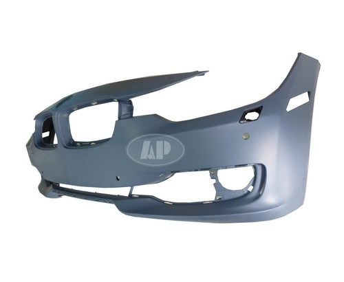 Bumper Front With Sensor/Wash Without Cam/Park Distance Control With Moulding Hole Primed Capa For Bmw - BM1000270C
