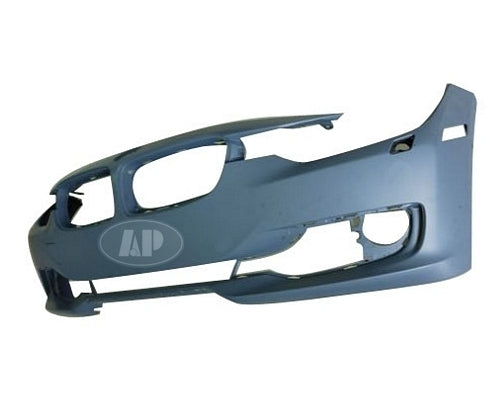 Bumper Front With Wash Without Sensor/Cam/Park Distance Control With Moulding Hole Primed For Bmw - BM1000271