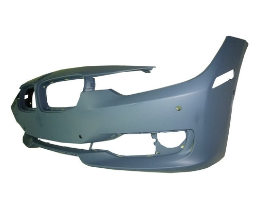 Bumper Front With Sensor/Cam Without Wash/Park Distance Control With Moulding Hole Primed For Bmw - BM1000274