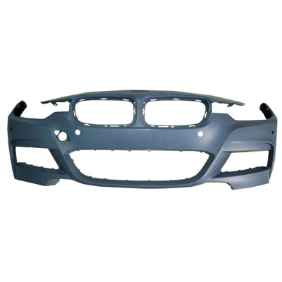 Bumper Front Primed With M-Pkg/Park Distance/Park Sensor Without Washer/Camera For Bmw - BM1000292