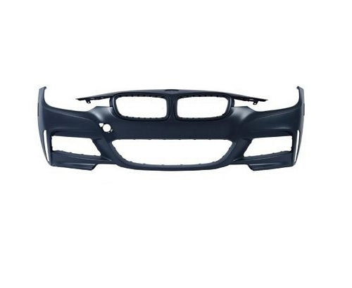 Bumper Front Primed With M-Pkg Without Washer Holes/Park Distance Control For Bmw - BM1000295