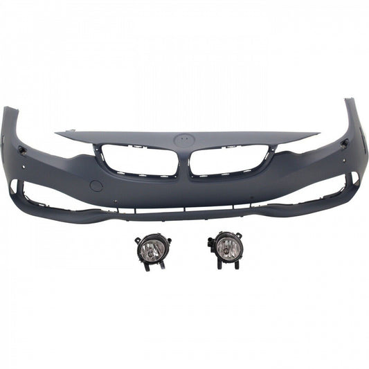 Bumper Front Primed Without Camera/M-Pkg With Park Assist/Washer/Park Distance For Bmw - BM1000387