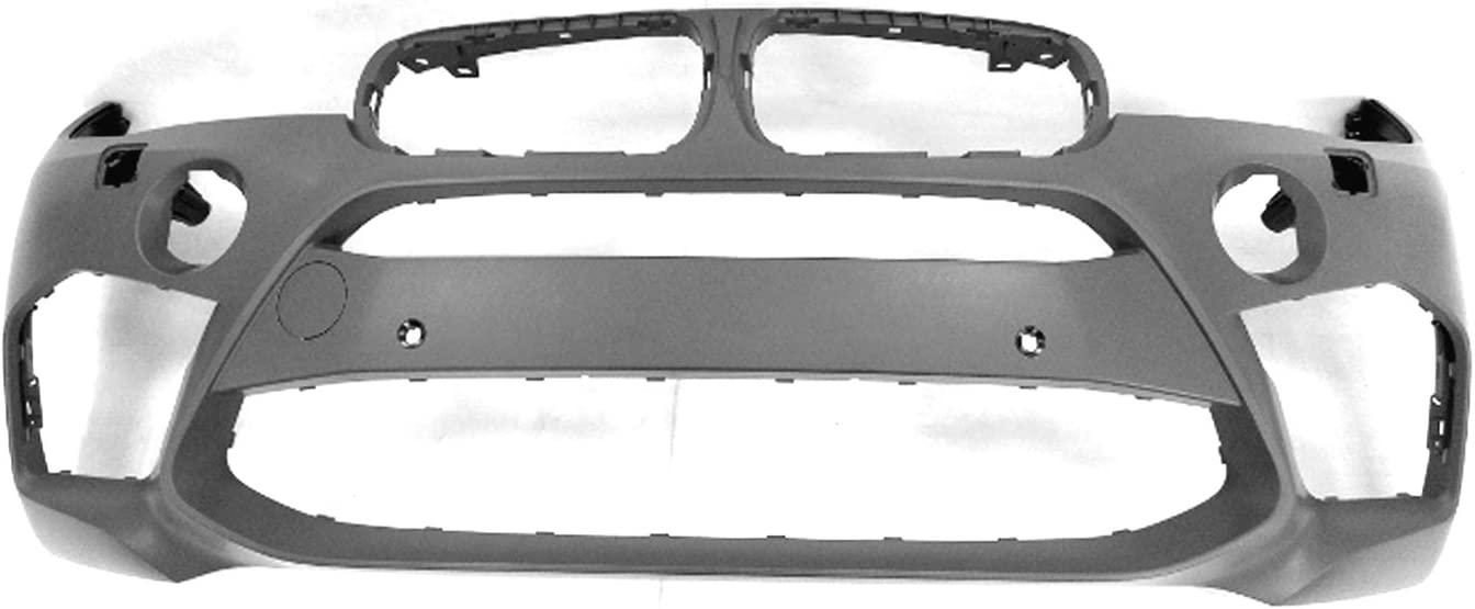 Bumper Front Primed With Park Assist Sensor/Head Lamp Washer Without Park Assistant For Bmw - BM1000436
