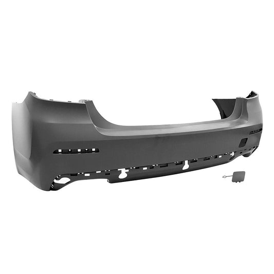 Bumper Rear Primed Ptm With Tow Hook Without Park Sensor For Bmw - BM1100454