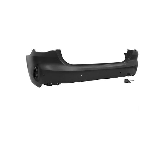 Bumper Rear Primed Ptm With Tow Hook/4 Park Assist Sensor Without Auto Park For Bmw - BM1100457