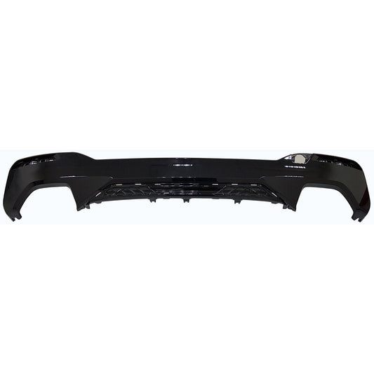 Valance Rear Lower Gloss Black With Tow Hook For Bmw - BM1195169