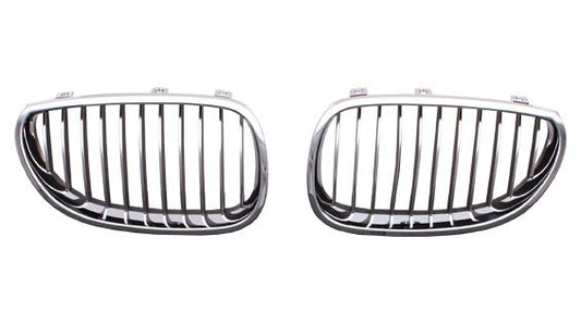 Grille Passenger Side Chrome.Black For Bmw - BM1200141