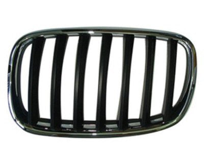 Grille Driver Side Chrome/Black For Bmw - BM1200180