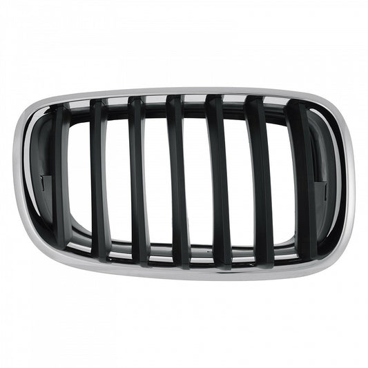 Grille Passenger Side Chrome/Black For Bmw - BM1200181