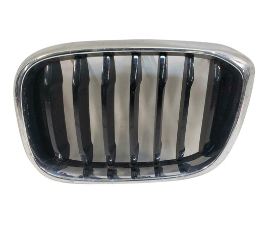Grille Driver Side Matte Black With Chrome Frontame Withoutm-Pkg Base Model For Bmw - BM1200304