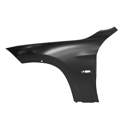 Fender Front Driver Side With Side Lamp Hole Steel Capa For Bmw - BM1240162C