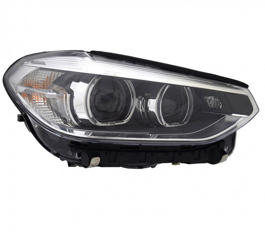 Head Lamp Passenger Side Led With Modified Logo/Adaptive Led/Cornering Without Automatic Highbeams High Quality Return Restricted - Final Sale - No Warranty Coverage For Bmw - BM2503194