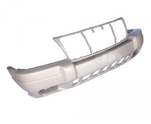 Bumper Front With Fog Lamp Hole Larido Textured Gray/Brownstone For Jeep - CH1000312