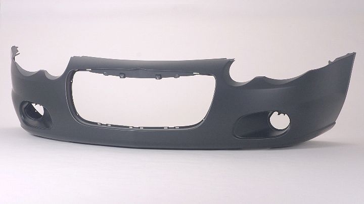 Bumper Front Primed With Fog Lamp Hole For Chrysler - CH1000400