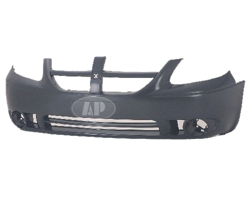Bumper Front Primed With Fog Lamp Hole Capa For Dodge - CH1000430C