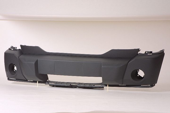 Bumper Front Textured Dark Gray With Fog Lamp Hole For Dodge - CH1000885