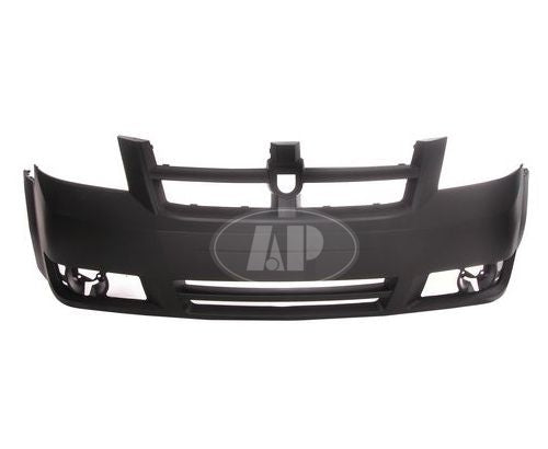 Bumper Front Primed (Se Model) With Built-In Grille For Dodge - CH1000924