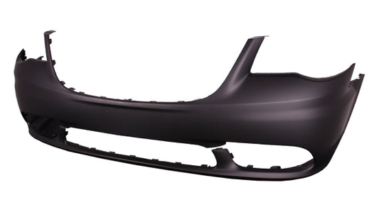 Bumper Front Primed Without Washer Lamp Hole Capa For Chrysler - CH1000990C