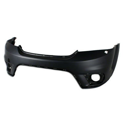 Bumper Upper Front Primed With Washer With Fog Lamp Hole For Dodge - CH1000998