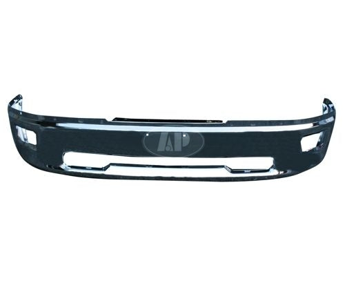 Bumper Face Bar Front Chrome With Fog Lamp Hole Without Sport For Ram - CH1002386