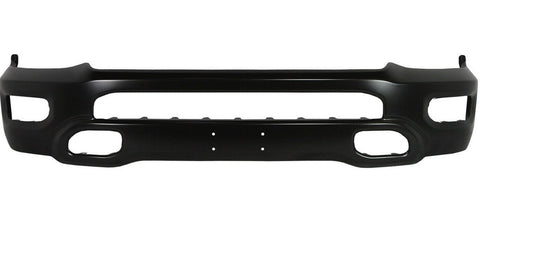 Bumper Face Bar Front Ptm Black Steel Exclude Rebel Model For Ram - CH1002406