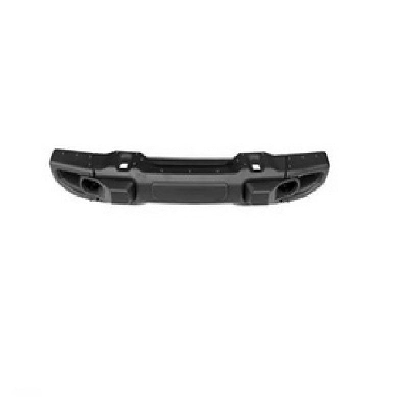 Bumper Front Black Steel With Face Bar/Outer Extensions/Fog Bezel/Bumper Ends/Lower Bracket For Jeep - CH1003121