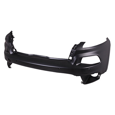 Bumper Upper Front Primed With Sensor/Tow/Advanced Park Without Washer Hole Exclude Trailhawk For Jeep - CH1014116