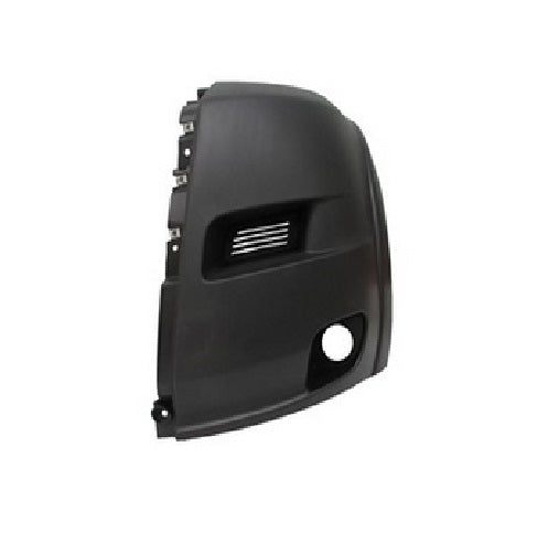 Bumper Endcap Driver Side Textured Black With Fog Lamps Without Park Assist Sensor For Ram - CH1016109