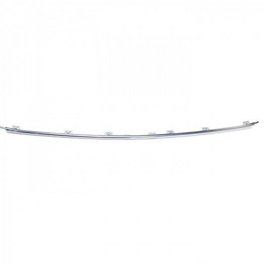 Bumper Moulding Front Center Primed Silver/Platinum (Fit 2017-18 S Model Without App Pkg) For Chrysler - CH1044123