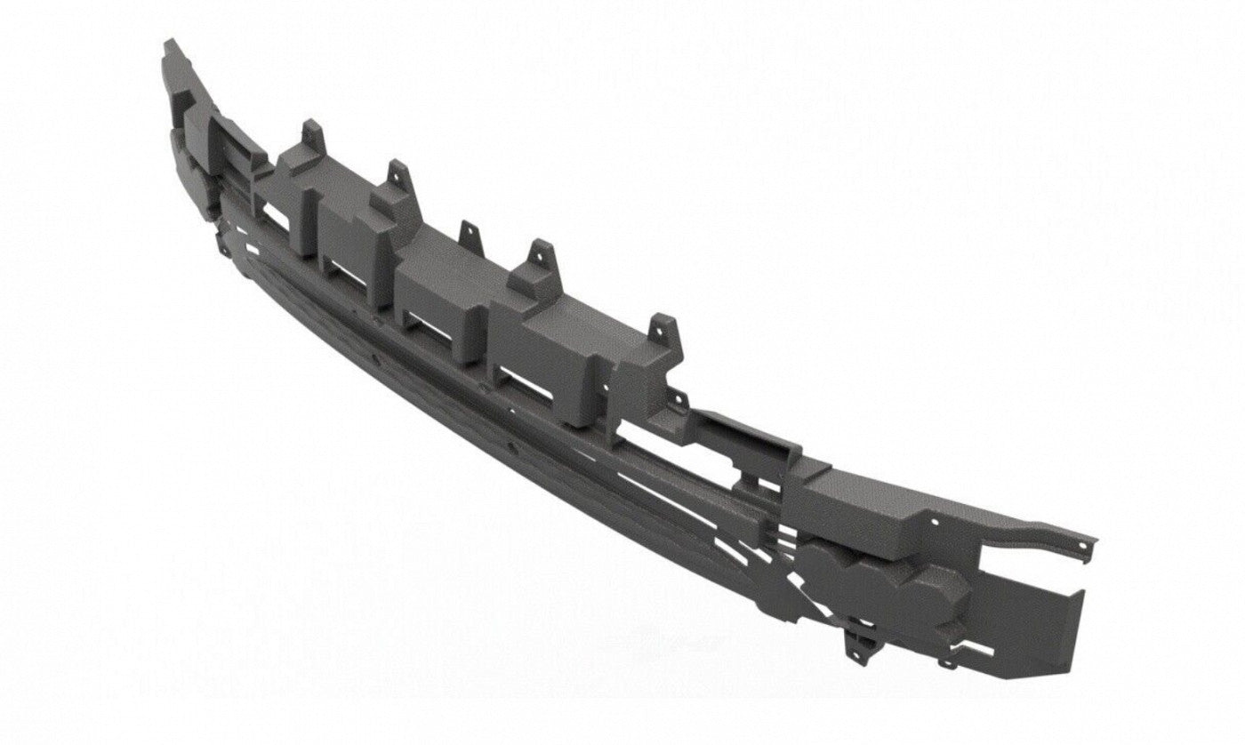 Absorber Front With Chrome Trim Model With Fog Exclude L/Lx For Chrysler - CH1070843