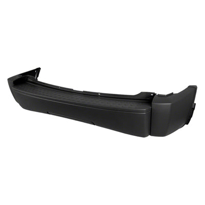 Bumper Rear Matte-Black Without Trailer Hitch Hole Without Sensor Hole For Dodge - CH1100881