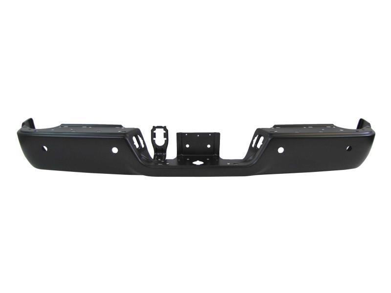 Bumper Face Bar Rear Ptm Black With Park Assist Sensor Without Dual Exhaust For Ram - CH1102368