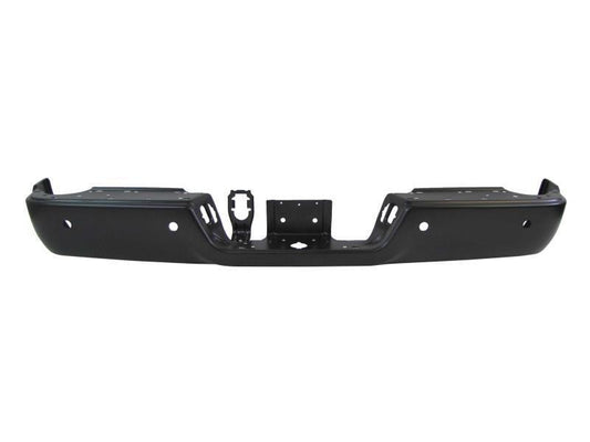 Bumper Face Bar Rear Ptm Black With Park Assist Sensor Without Dual Exhaust Capa For Ram - CH1102368C