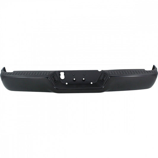 Bumper Rear Assy Ptm Black With Bar/Pad/Brackets Without Sensor/Dual Exhaust For Ram - CH1103120